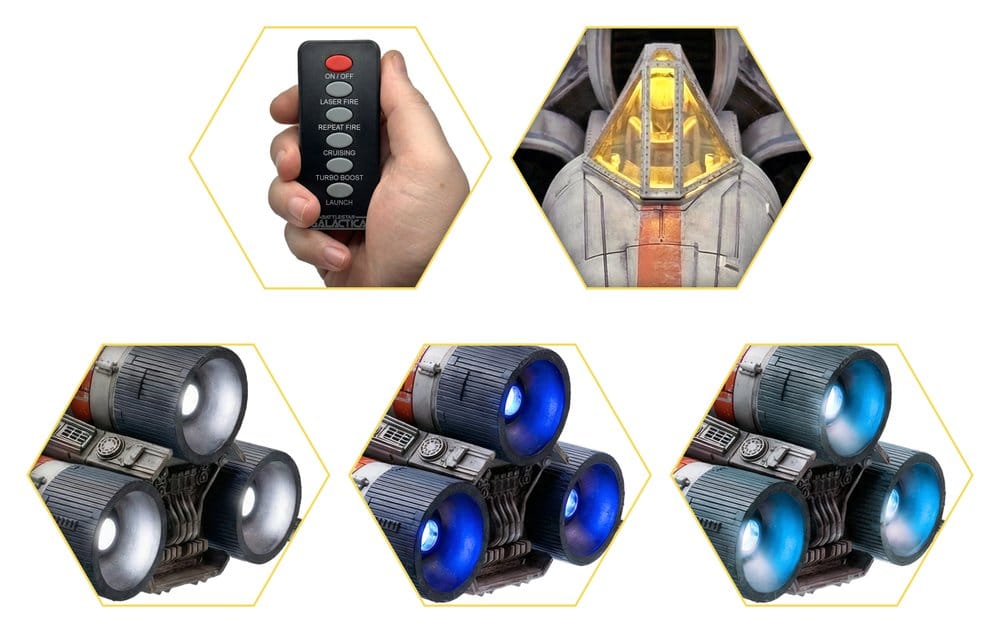 Battlestar Galactica Action Figure with Vehicle Colonial Viper Mk & Lieutenant Boomer - MangaShop.ro