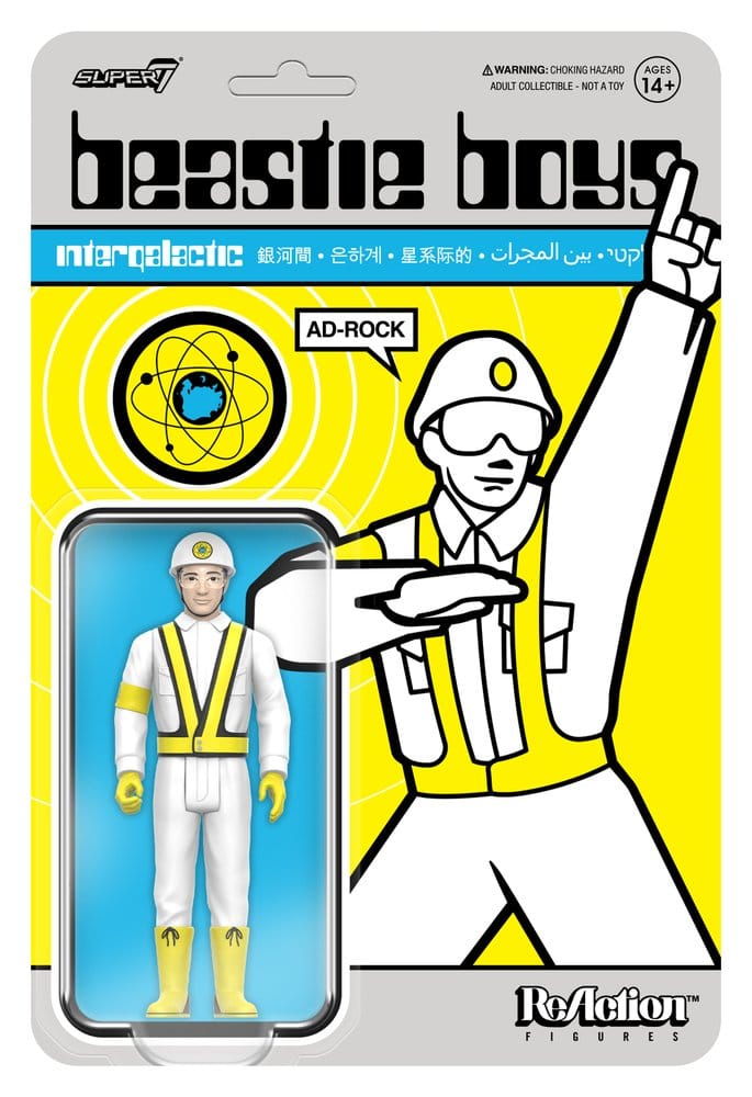 Beastie Boys ReAction Action Figure Wave 04 Ad-Rock (Intergalactic Crossing Guard) - MangaShop.ro