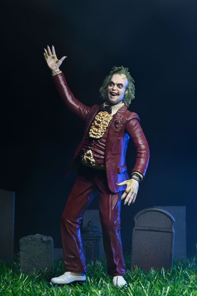 Beetlejuice 1988 Action Figure Beetlejuice Red Tuxedo 18 cm - MangaShop.ro