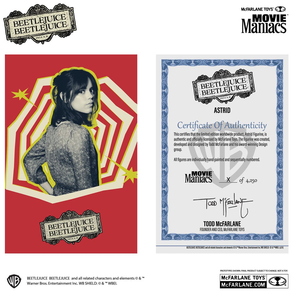 Beetlejuice Movie Maniacs PVC Statue Assortment (6) - MangaShop.ro