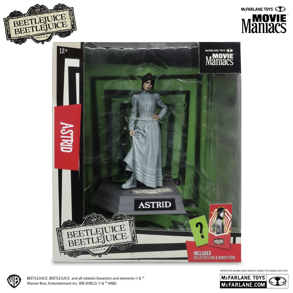 Beetlejuice Movie Maniacs PVC Statue Assortment (6) - MangaShop.ro