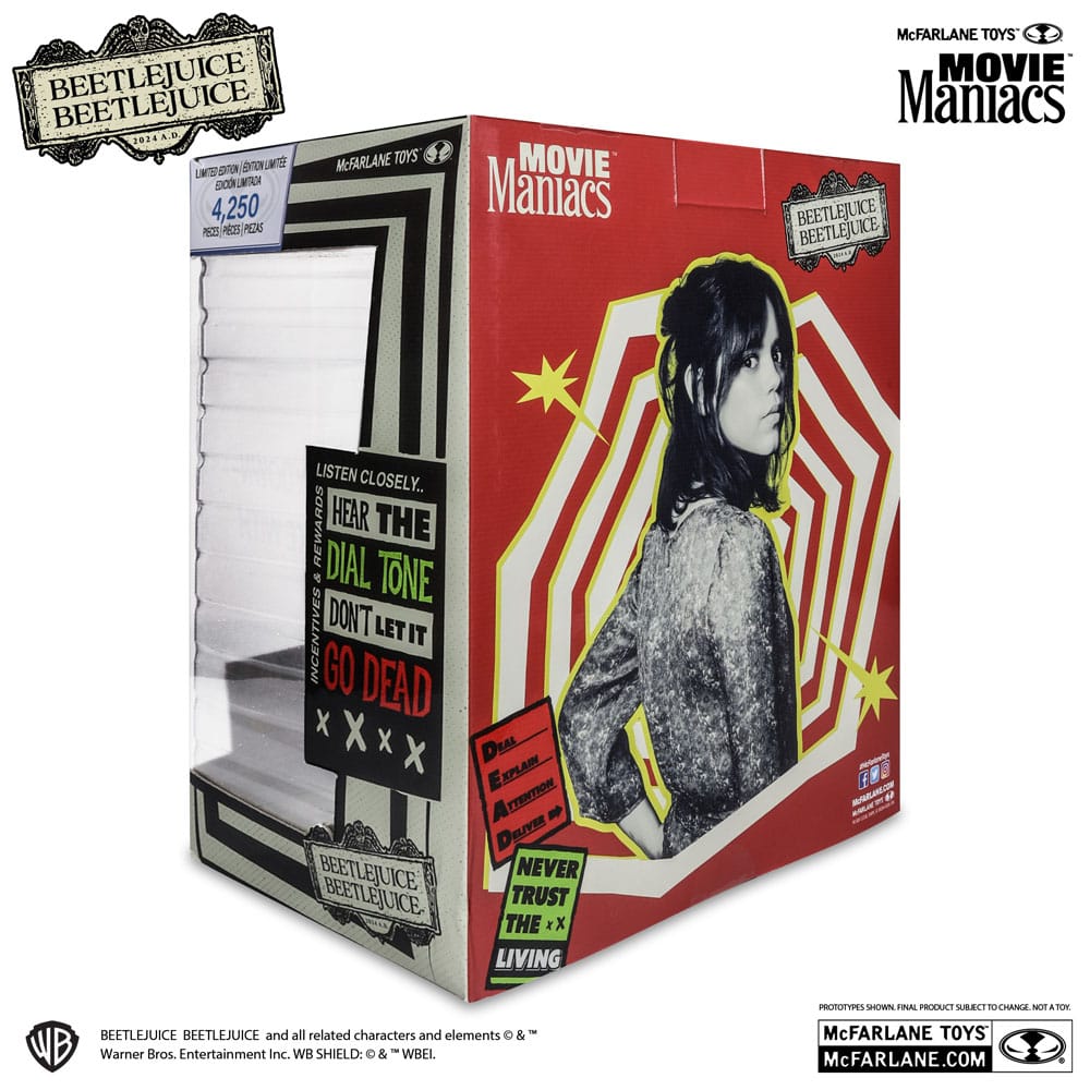 Beetlejuice Movie Maniacs PVC Statue Assortment (6) - MangaShop.ro