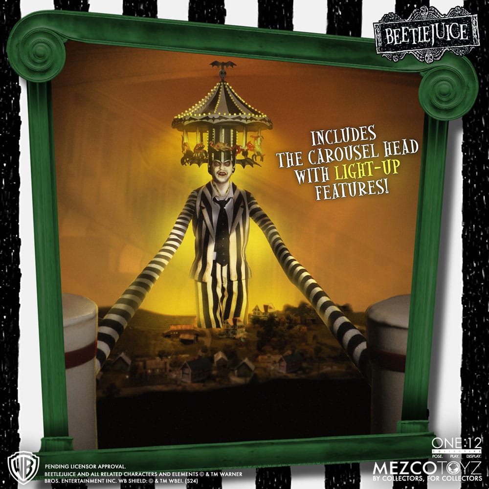 Beetlejuice Action Figure 1/12 Beetlejuice Deluxe Edition 18 cm - MangaShop.ro