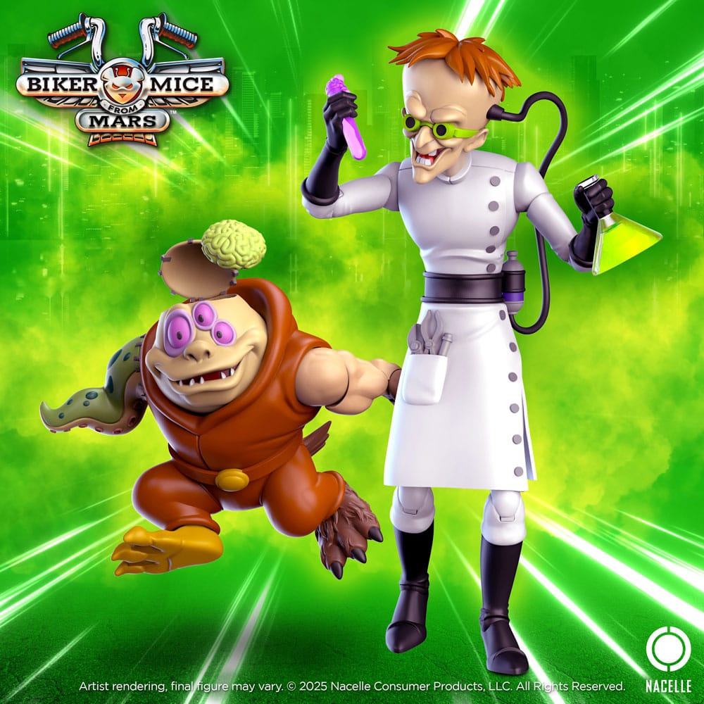 Biker Mice From Mars Action Figure Karbunkle & Fred The Mutant 23 cm - MangaShop.ro