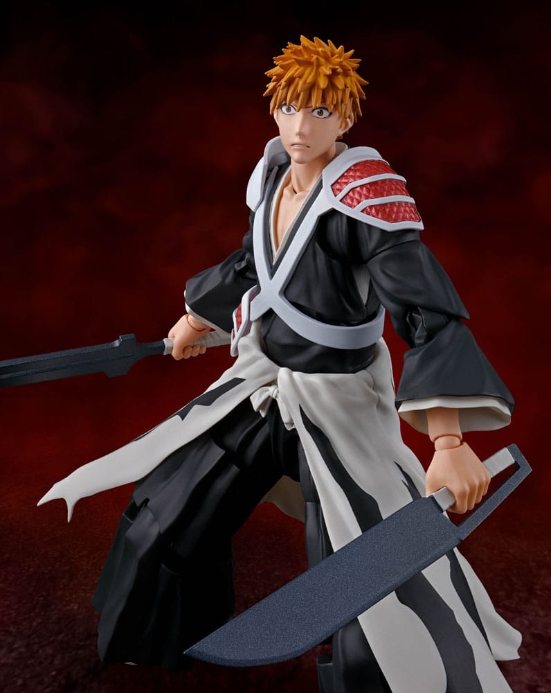 Bleach: Thousand-Year Blood War S.H. Figuarts Action Figure Ichigo Kurosaki Dual Zangetsu 16 cm - MangaShop.ro