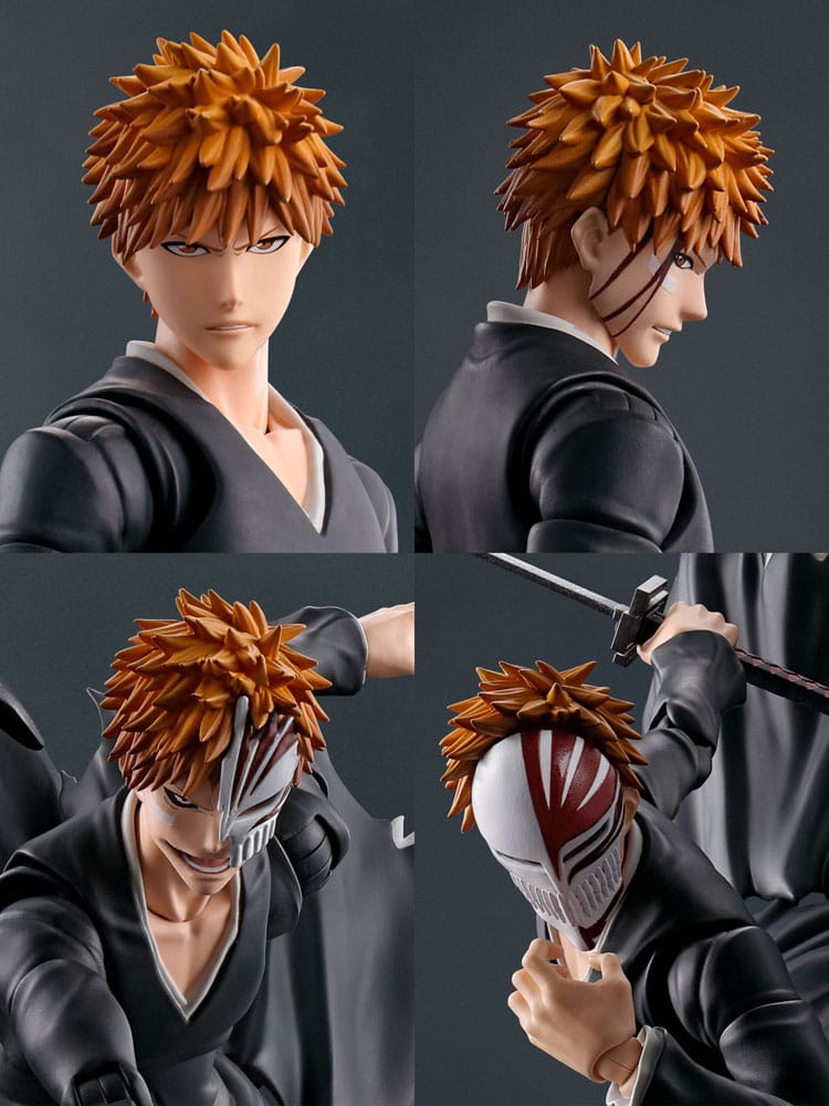 Bleach S.H. Figuarts Action Figure Ichigo Kurosaki Getsugatensho 16 cm - MangaShop.ro