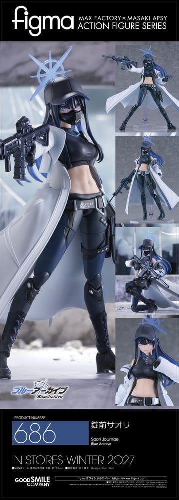 Blue Archive Figma Action Figure Saori Joumae 17 cm - MangaShop.ro