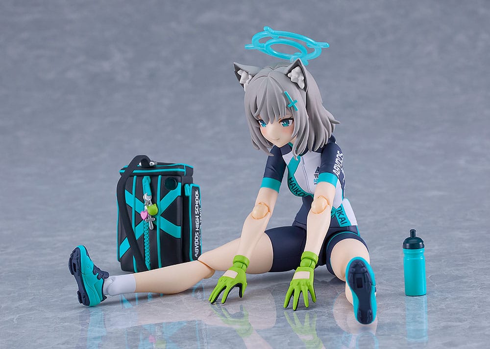 Blue Archive Figma Action Figure Shiroko Sunaookami Cycling 15 cm - MangaShop.ro