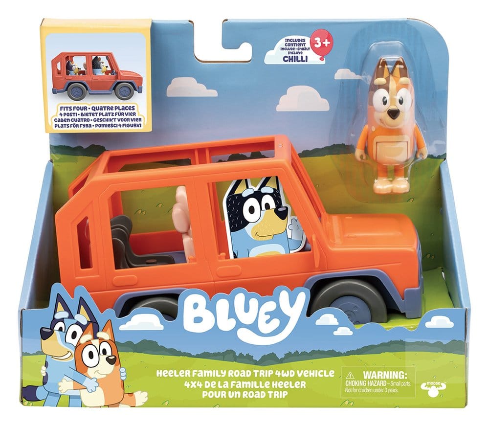 Bluey Figure Pack Heeler Family Road Trip - MangaShop.ro