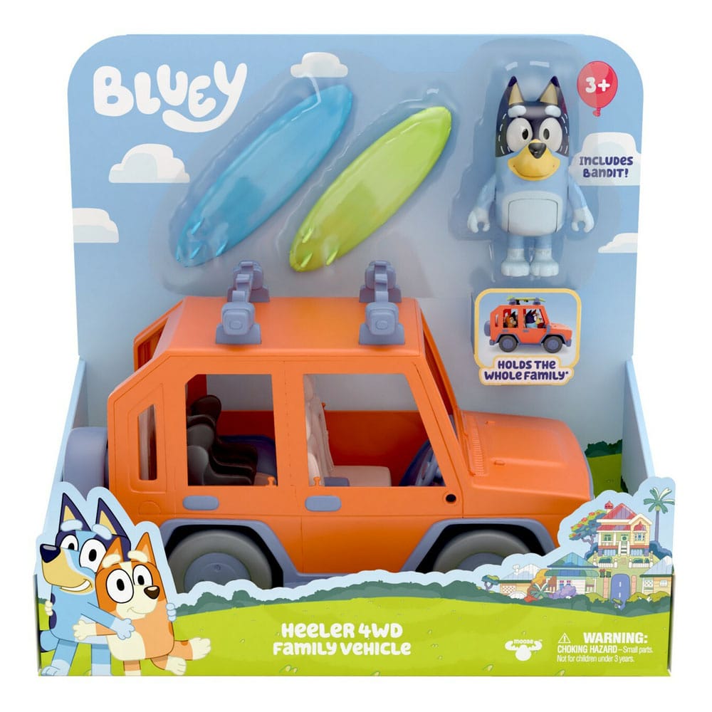 Bluey Action Figure with Vehicle Bluey Family Cruiser - MangaShop.ro