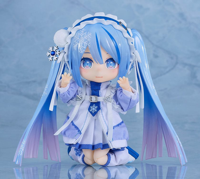 Character Vocal Series 01: Hatsune Mik Nendoroid Doll Action Figure Snow Miku: Yukiiro Pop Ver. 14 cm - MangaShop.ro
