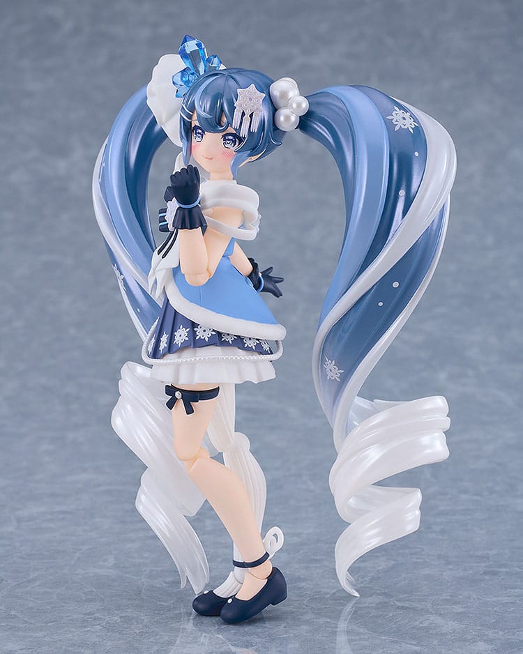 Character Vocal Series 01: Hatsune Miku Figma Action Figure Snow Miku: Crystal Snow Ver. 13 cm - MangaShop.ro