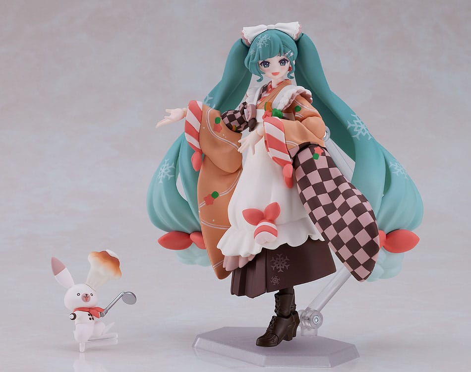 Character Vocal Series 01: Hatsune Miku Figma Action Figure Snow Miku: Winter Delicacy Ver. 14 cm - MangaShop.ro