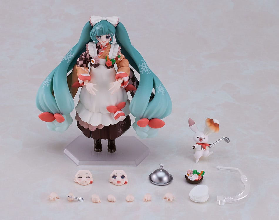 Character Vocal Series 01: Hatsune Miku Figma Action Figure Snow Miku: Winter Delicacy Ver. 14 cm - MangaShop.ro