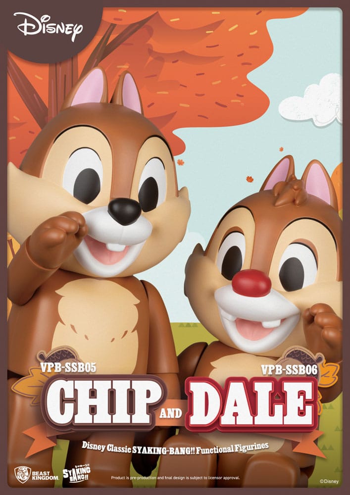 Disney: Classic Chip 'n' Dale Syaking Bang PVC Figur Chip 33 cm - MangaShop.ro