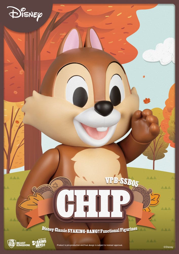 Disney: Classic Chip 'n' Dale Syaking Bang PVC Figur Chip 33 cm - MangaShop.ro
