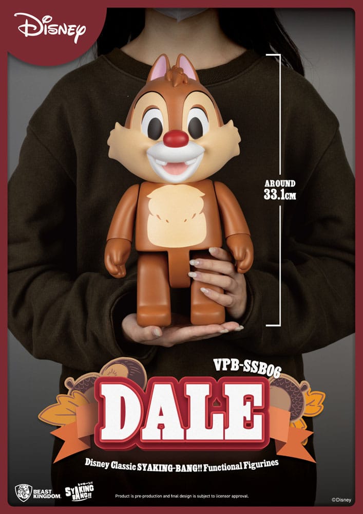 Disney: Classic Chip 'n' Dale Syaking Bang PVC Figur Dale 33 cm - MangaShop.ro