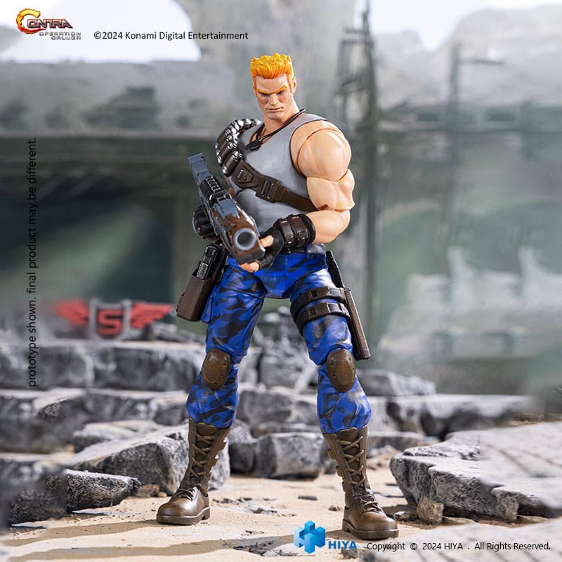 Contra: Operation Galuga Exquisite Basic Action Figure Bill Rizer 16 cm - MangaShop.ro