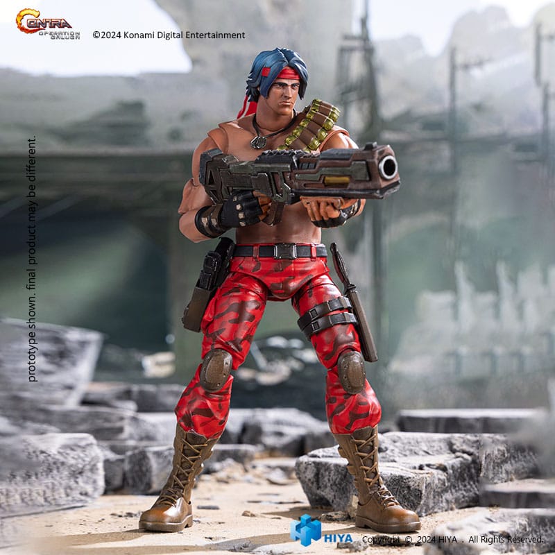 Contra: Operation Galuga Exquisite Basic Action Figure Lance Bean 16 cm - MangaShop.ro