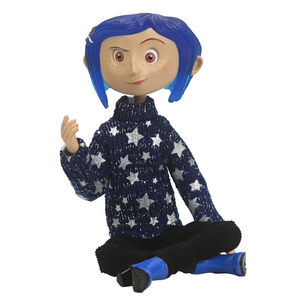 Coraline Articulated Figure Coraline in Star Sweater 18 cm - MangaShop.ro