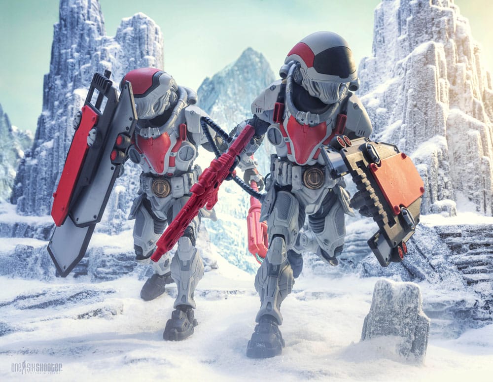 Cosmic Legions: Outpost Zaxxius Action Figure T.U.5.C.C. Phantom Trooper - MangaShop.ro