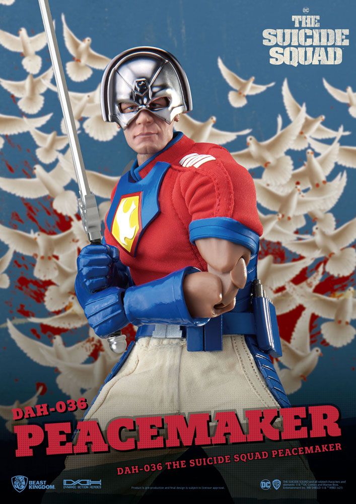 The Suicide Squad Dynamic 8ction Heroes Action Figure 1/9 Peacemaker 20 cm - MangaShop.ro