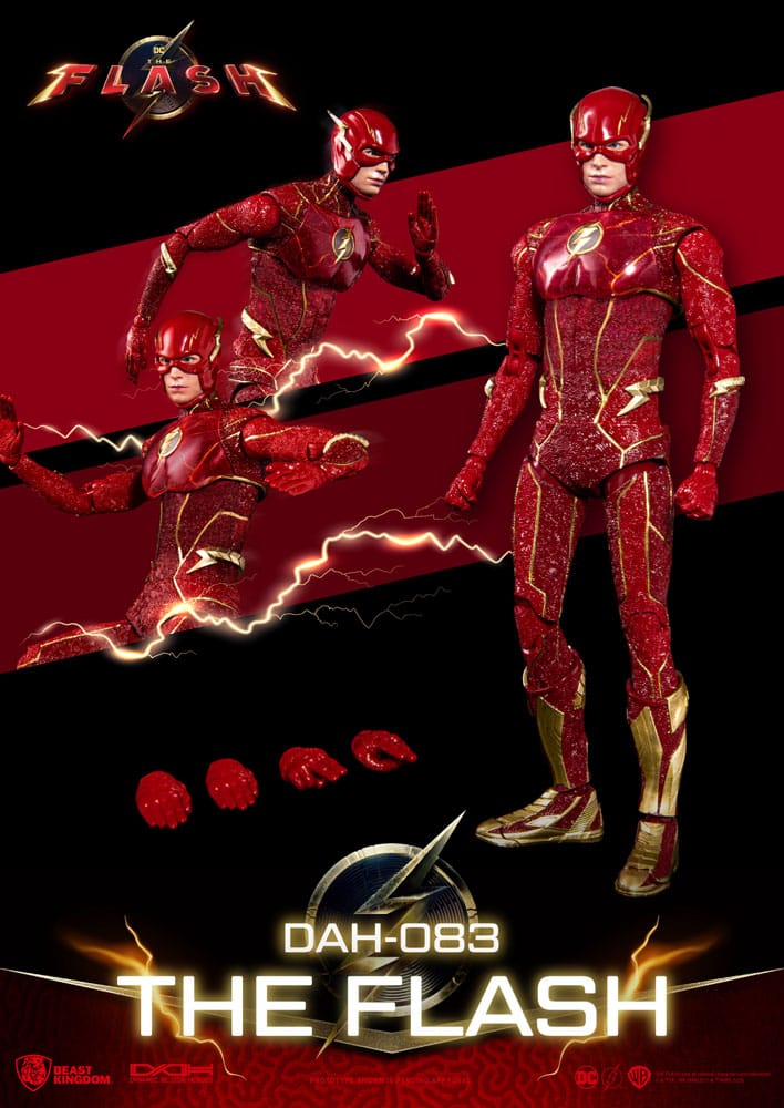 The Flash Dynamic 8ction Heroes Action Figure 1/9 The Flash 24 cm - MangaShop.ro