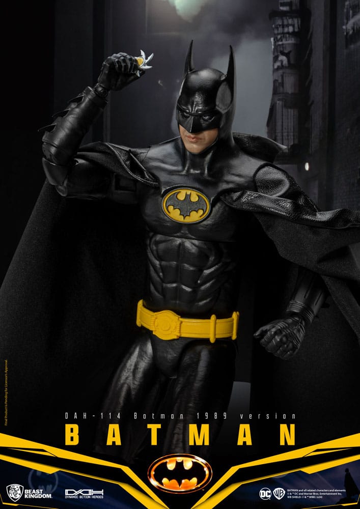 DC Comics Dynamic 8ction Heroes Action Figure 1/9 Batman 1989 Ver. 21 cm - MangaShop.ro