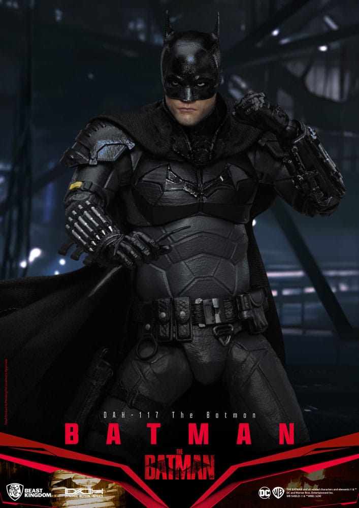 DC Comics Dynamic 8ction Heroes Action Figure 1/9 Batman (The Batman) 21 cm - MangaShop.ro