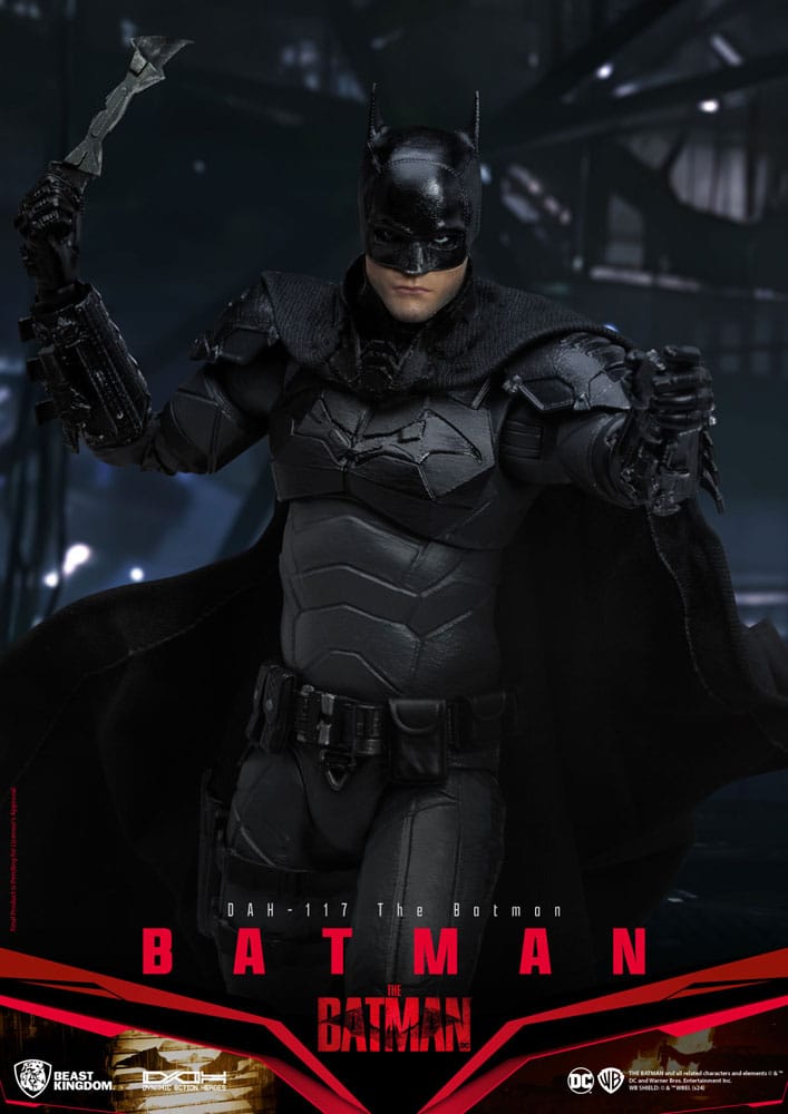 DC Comics Dynamic 8ction Heroes Action Figure 1/9 Batman (The Batman) 21 cm - MangaShop.ro