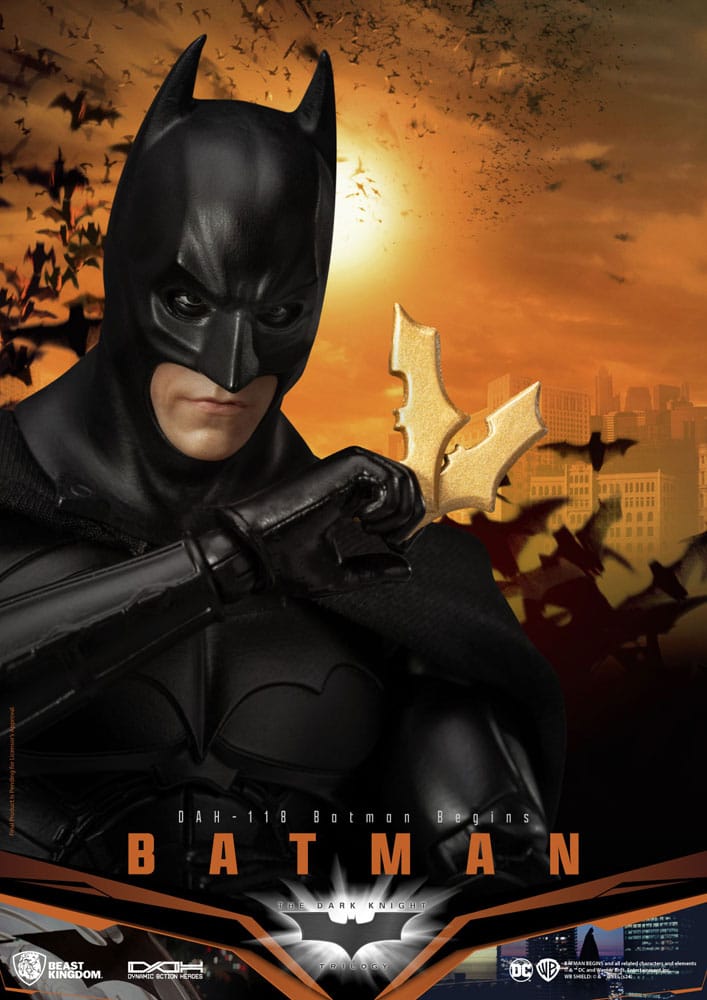DC Comics Dynamic 8ction Heroes Action Figure 1/9 Batman (Batman Begins) 21 cm - MangaShop.ro