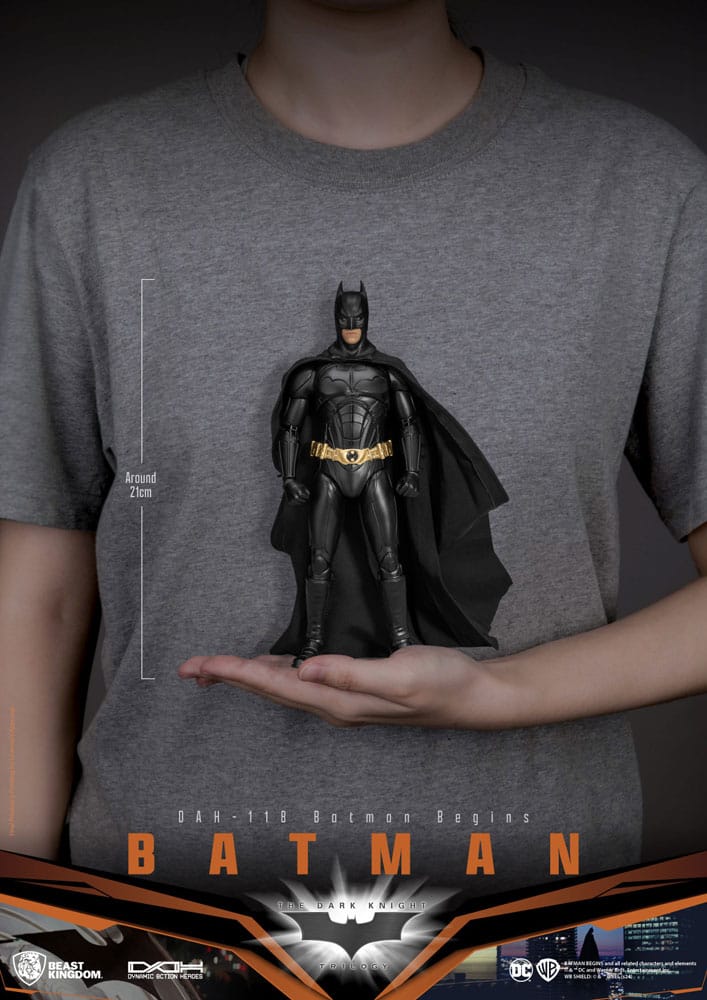 DC Comics Dynamic 8ction Heroes Action Figure 1/9 Batman (Batman Begins) 21 cm - MangaShop.ro