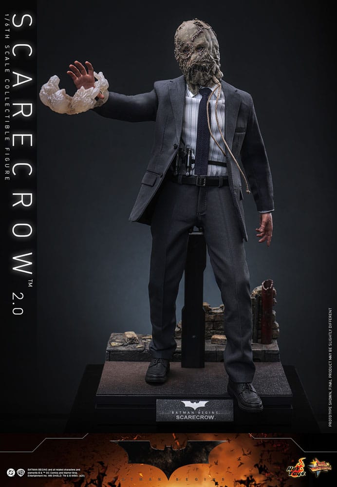 Batman Begins Movie Masterpiece Action Figure 1/6 Scarecrow 2.0 30 cm - MangaShop.ro