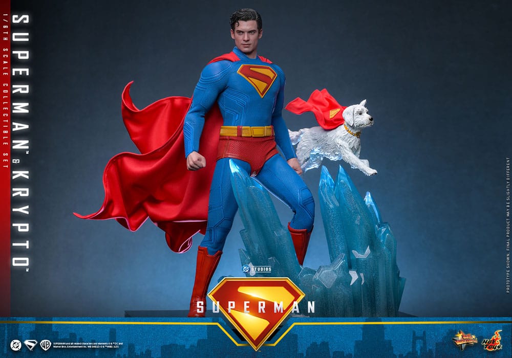 Superman (2025) Movie Masterpiece Action Figure 1/6 Superman & Krypto 33 cm - MangaShop.ro