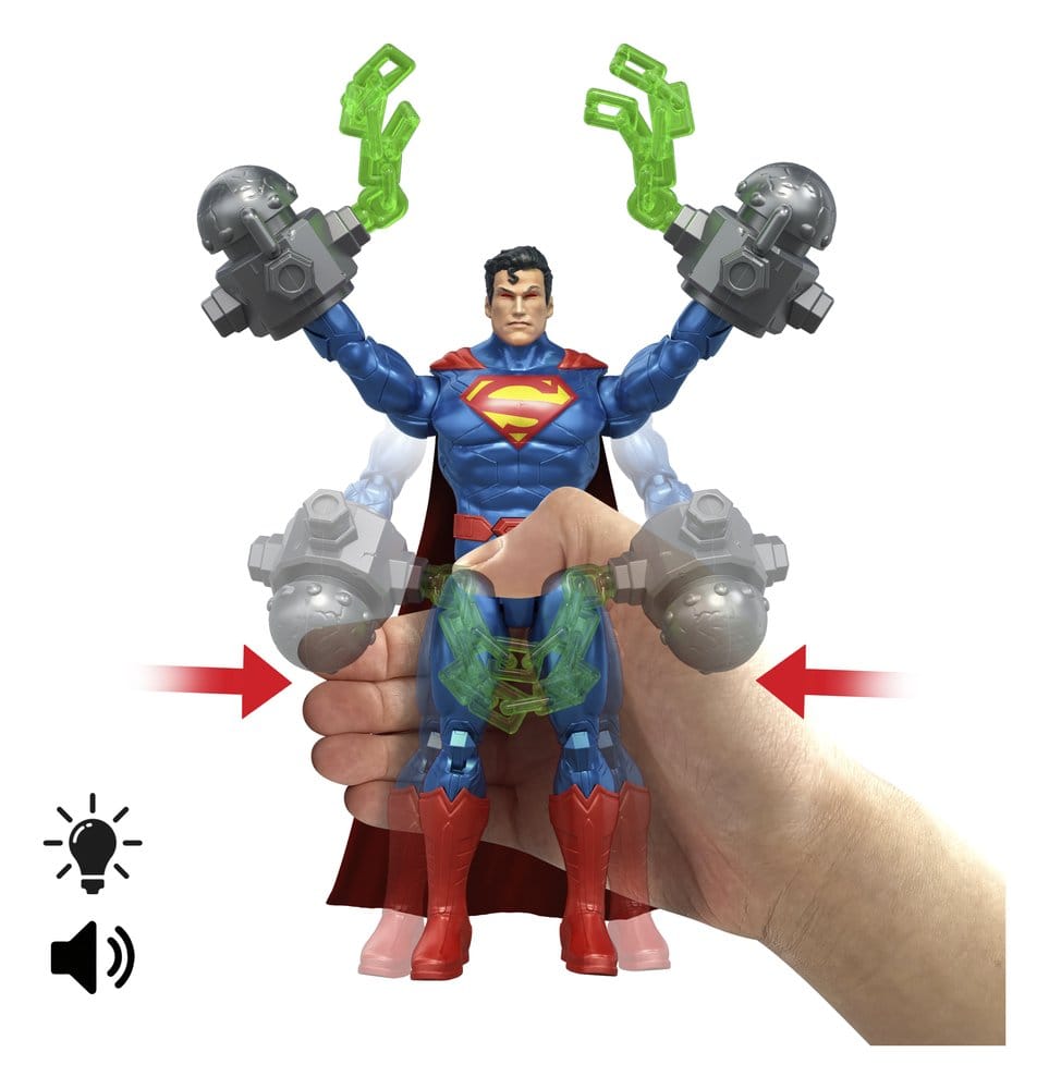 DC Premier Action Figure with Sound & Light Heat Vision Superman 16 cm - MangaShop.ro