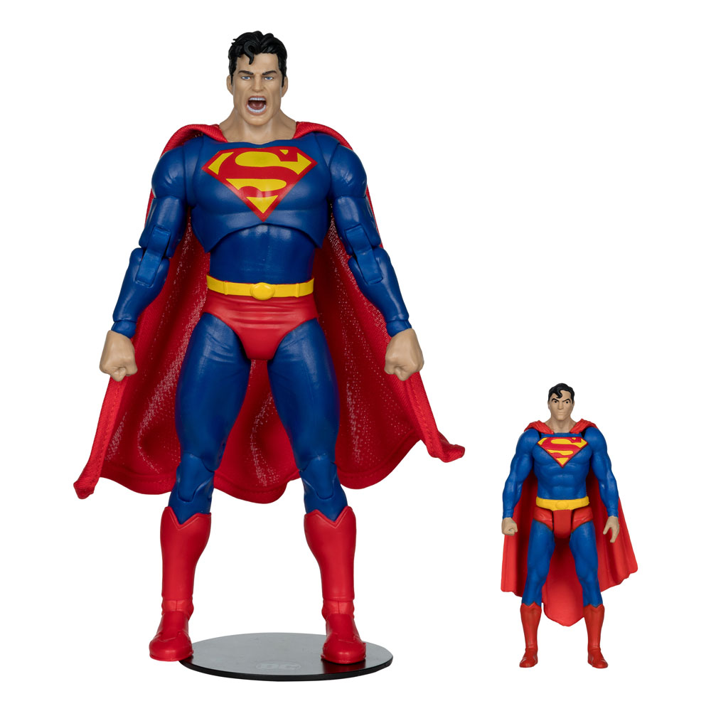 DC Justice League Monsterverse DC Multiverse Action Figures 2-Pack Superman Vs. Godzilla 30 cm - MangaShop.ro
