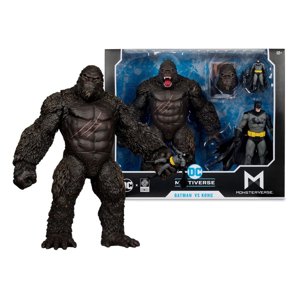 DC Justice League Monsterverse DC Multiverse Action Figures 2-Pack Batman & Kong 29 cm - MangaShop.ro