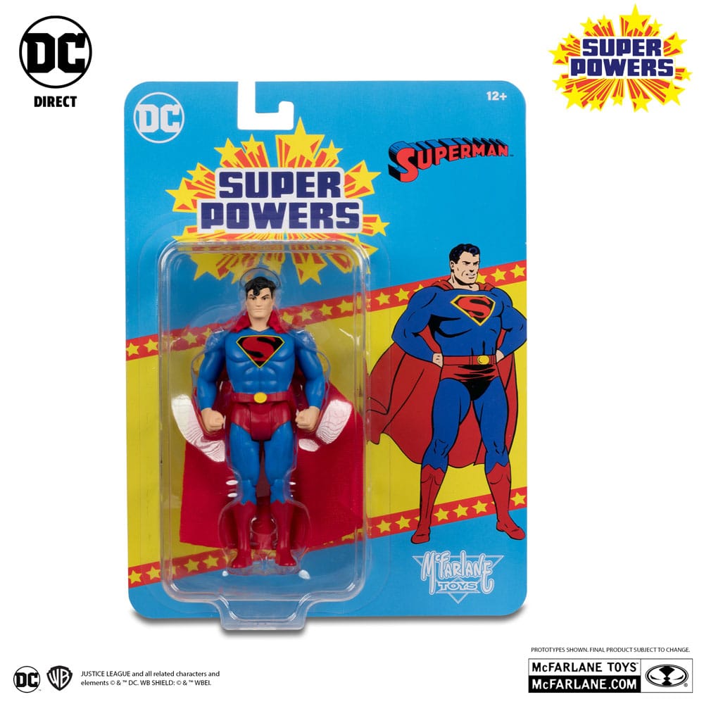 DC Direct Super Powers Action Figure Superman (Fleischer Variant) 13 cm - MangaShop.ro