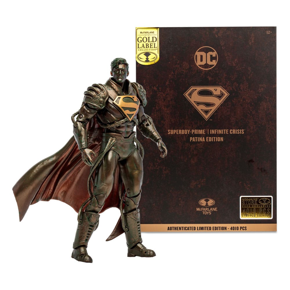 DC Multiverse Action Figure Superboy Prime (Patina) (Gold Label) 18 cm - MangaShop.ro
