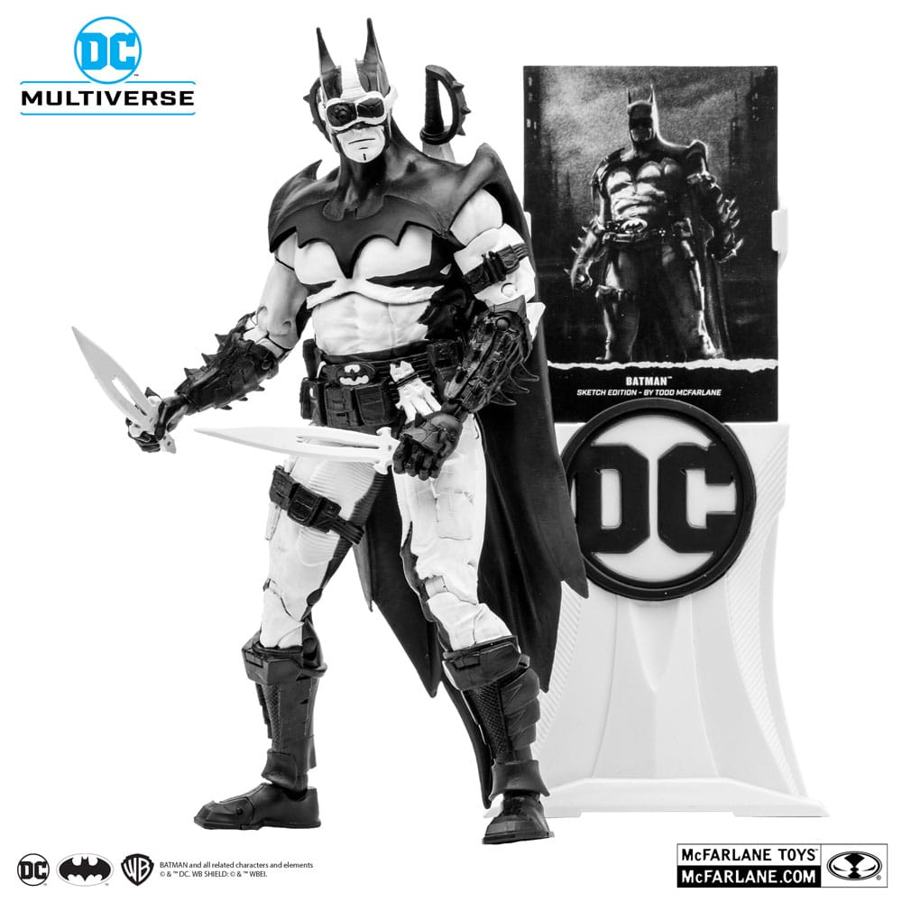 DC Multiverse Action Figure Batman by Todd McFarlane Sketch Edition (Gold Label) 18 cm - MangaShop.ro
