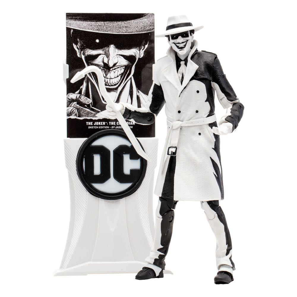 Batman: Three Jokers DC Multiverse Action Figure The Joker: The Comedian Sketch Edition (Gold Label) 18 cm - MangaShop.ro