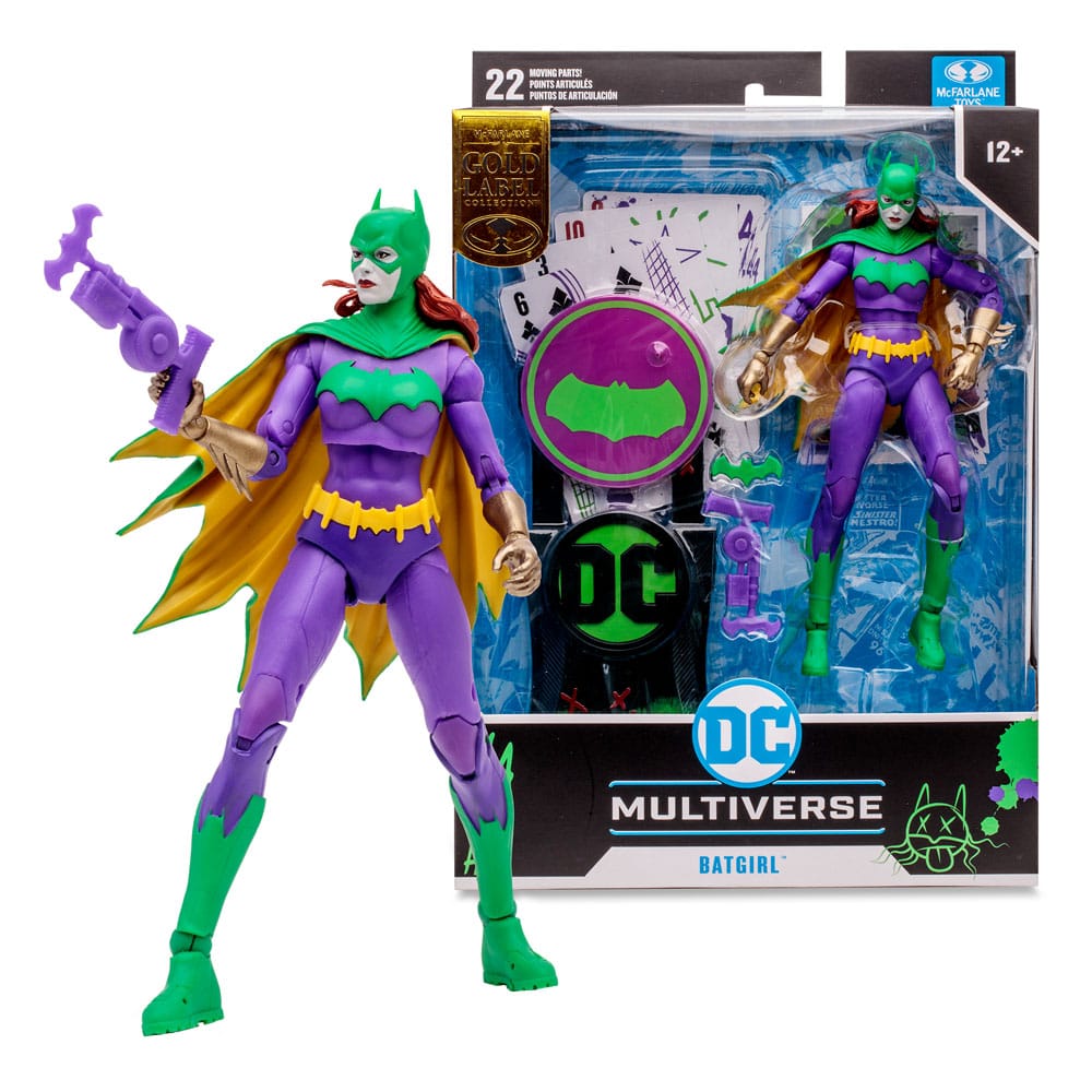 DC Multiverse Action Figure Batgirl Jokerized (Three Jokers) (Gold Label) 18 cm - MangaShop.ro
