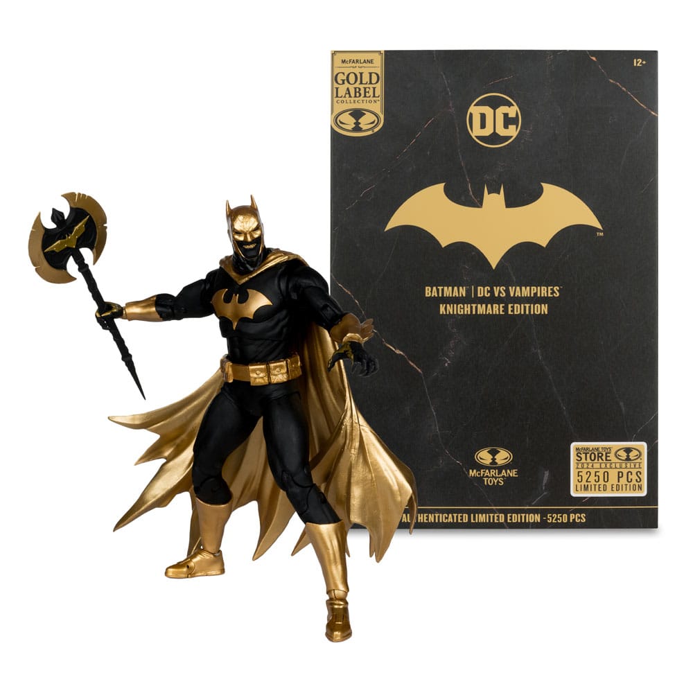DC Multiverse Action Figure Batman (DC vs Vampires) Knightmare Edition (Gold Label) 18 cm - MangaShop.ro