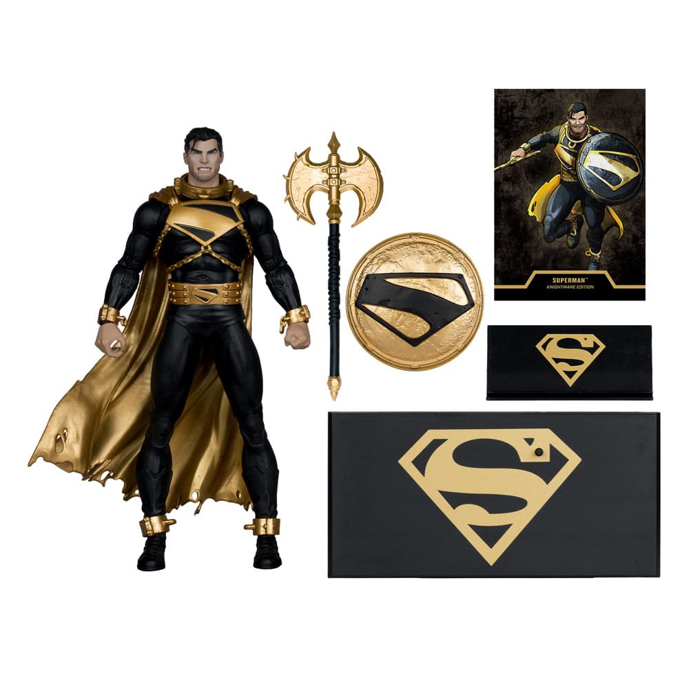 DC Multiverse Action Figure Superman (Future State) (Knightmare) (Gold Label) 18 cm - MangaShop.ro