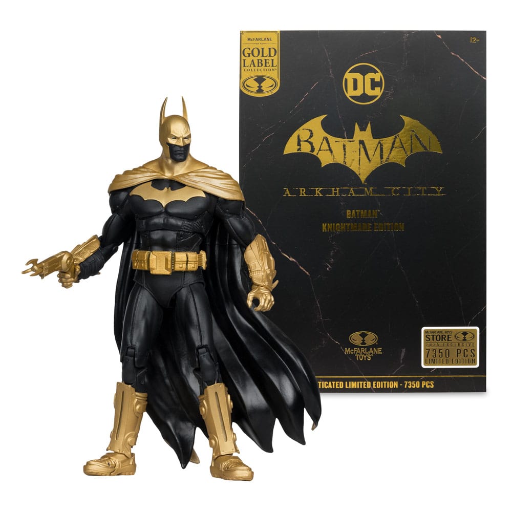 DC Multiverse Action Figure Batman (Arkham City) Knightmare Edition (Gold Label) 19 cm - MangaShop.ro