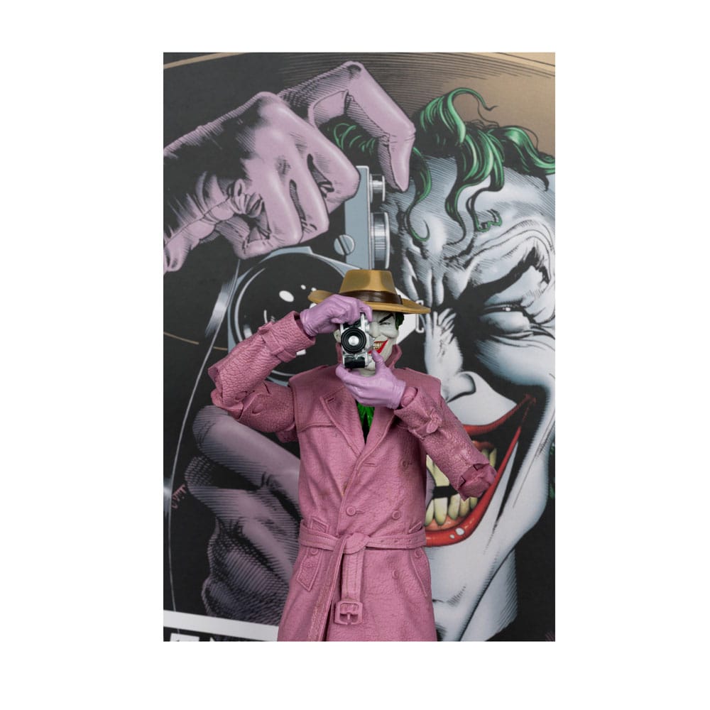 DC Multiverse McFarlane Cover Recreations Action Figure The Joker (Batman: The Killing Joke) (Gold Label) 18 cm - MangaShop.ro