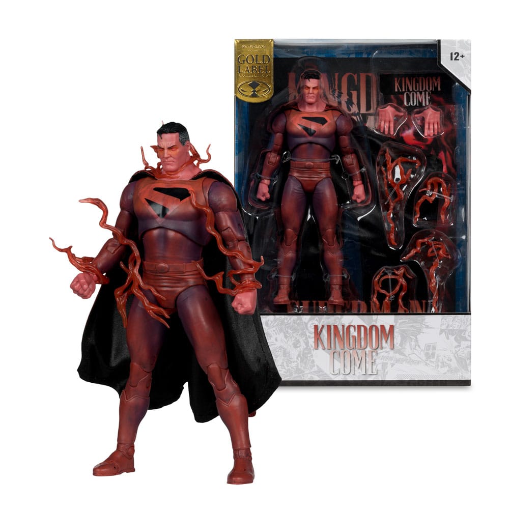 DC Multiverse McFarlane Cover Recreations Action Figure Superman (Kingdom Come) (Gold Label) 18 cm - MangaShop.ro