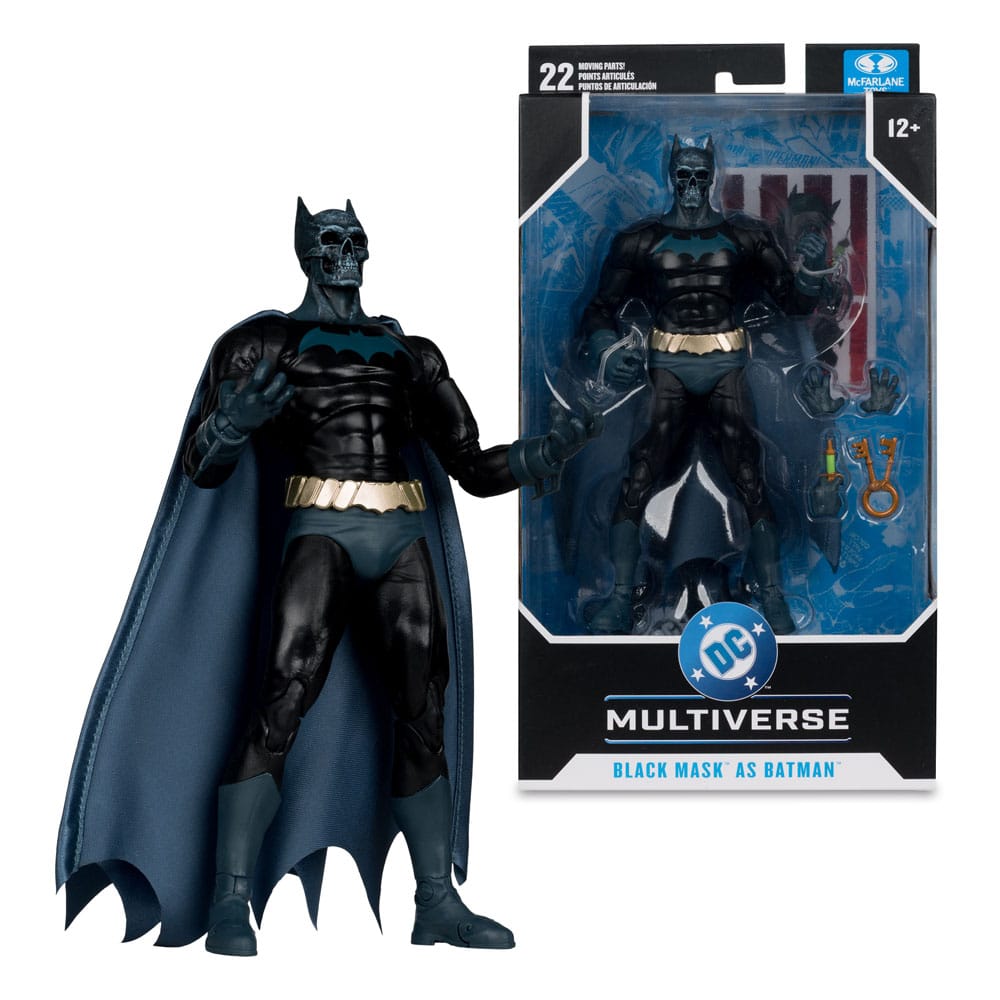 DC Multiverse Action Figure Black Mask as Batman (Beneath the Mask) 18 cm - MangaShop.ro
