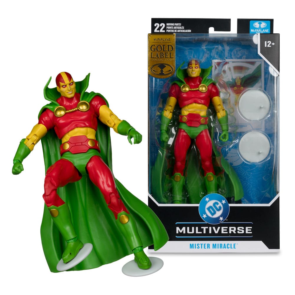 DC Multiverse Action Figure Mister Miracle (New Gods) (Gold Label) 18 cm - MangaShop.ro