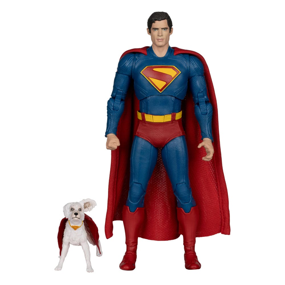 Superman (2025) DC Multiverse Deluxe Action Figure Superman with Krypto the Super Dog 18 cm - MangaShop.ro